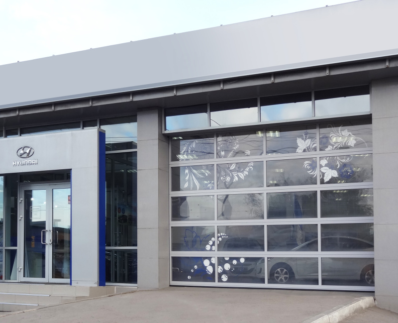 Панорамные ворота AluTherm