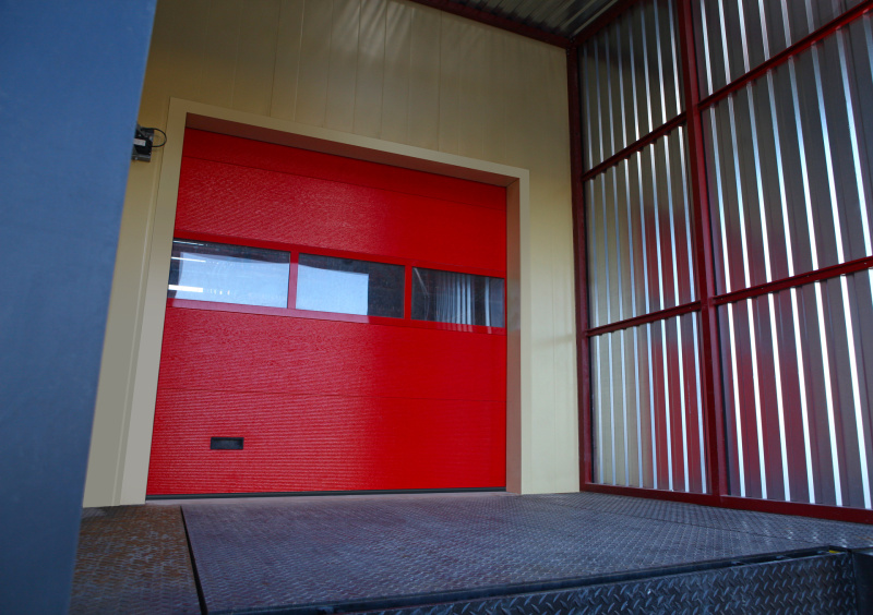 Промышленные ворота из сэндвич-панелей ProTrend